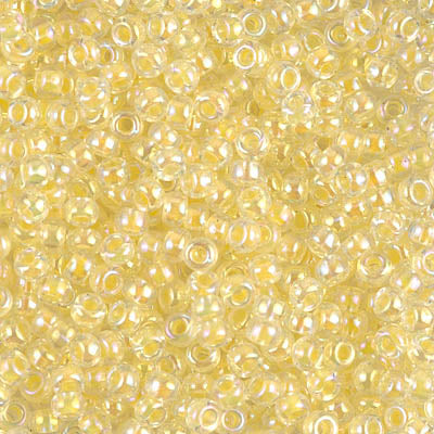 Miyuki 8/0 Seed Beads - 8-273 - Light Yellow Lined Crystal AB