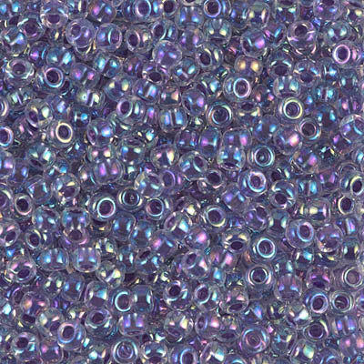 Miyuki 8/0 Seed Beads - 8-274 - Amethyst Lined Crystal AB