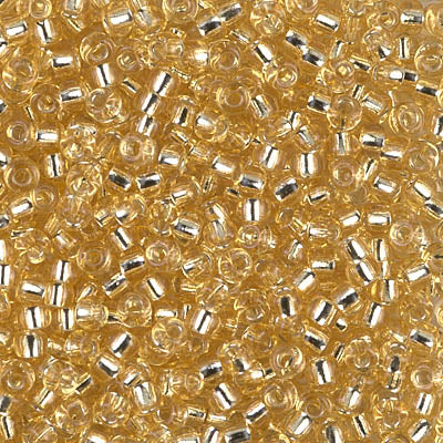 Miyuki 8/0 Seed Beads - 8-002 - Silver Lined Light Gold