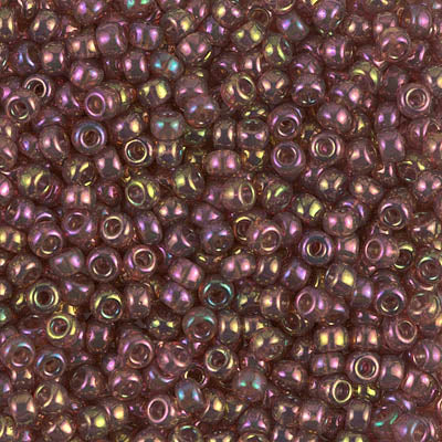 Miyuki 8/0 Seed Beads - 8-301 - Dk Topaz Rainbow Gold Luster