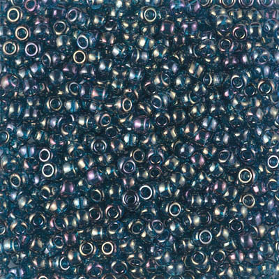 Miyuki 8/0 Seed Beads - 8-305 - Montana Blue Gold Luster