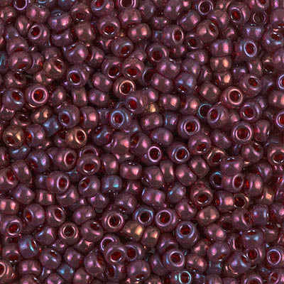 Miyuki 8/0 Seed Beads - 8-313 - Cranberry Gold Luster