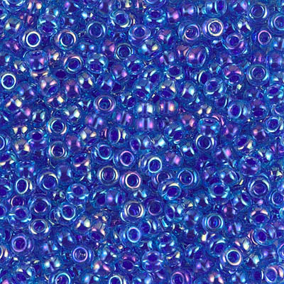 Miyuki 8/0 Seed Beads - 8-353 - Cobalt Lined Sapphire AB