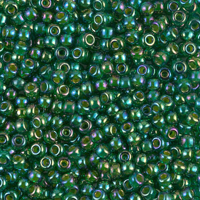 Miyuki 8/0 Seed Beads - 8-354 - Chartreuse Lined Green AB