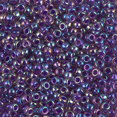 Miyuki 8/0 Seed Beads - 8-356 - Purple Lined Amethyst AB