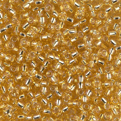 Miyuki 8/0 Seed Beads - 8-003 - Silver Lined Gold