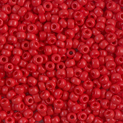 Miyuki 8/0 Seed Beads - 8-408 - Opaque Red