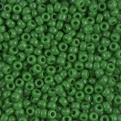 Miyuki 8/0 Seed Beads - 8-411 - Opaque Jade Green
