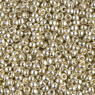 Miyuki 8/0 Seed Beads - 8-4201 - Duracoat Galvanized Silver