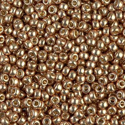Miyuki 8/0 Seed Beads - 8-4204 - Duracoat Galvanized Champagne