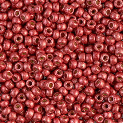 Miyuki 8/0 Seed Beads - 8-4208F - Duracoat Galvanized Matte Berry