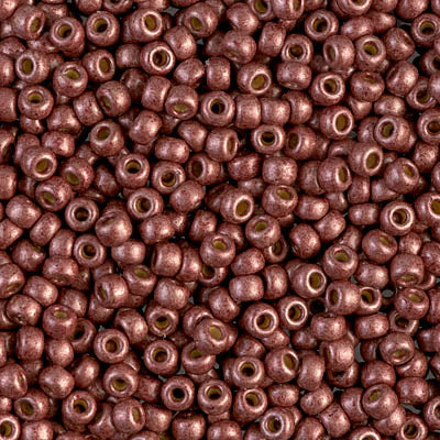 Miyuki 8/0 Seed Beads - 8-4212F - Duracoat Galvanized Matte Dk Berry