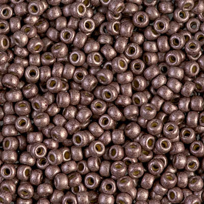 Miyuki 8/0 Seed Beads - 8-4213F - Duracoat Galvanized Matte Dk Mauve