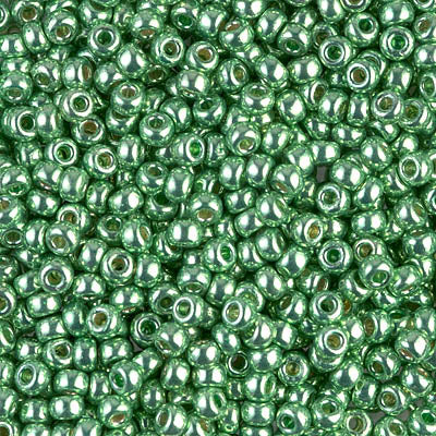 Miyuki 8/0 Seed Beads - 8-4214 - Duracoat Galvanized Dk Mint Green
