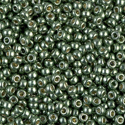 Miyuki 8/0 Seed Beads - 8-4215 - Duracoat Galvanized Sea Green