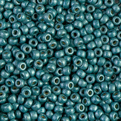 Miyuki 8/0 Seed Beads - 8-4217F - Duracoat Galvanized Matte Sea Foam