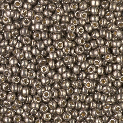 Miyuki 8/0 Seed Beads - 8-4222 - Duracoat Galvanized Pewter