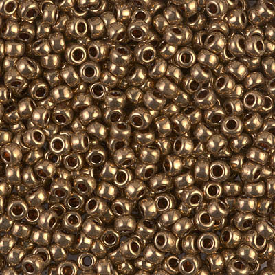 Miyuki 8/0 Seed Beads - 8-457L - Metallic Lt Bronze