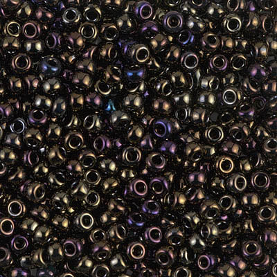 Miyuki 8/0 Seed Beads - 8-458 - Metallic Brown Iris