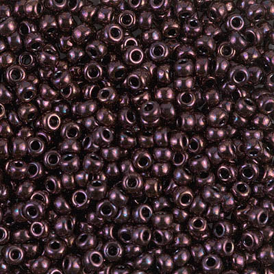 Miyuki 8/0 Seed Beads - 8-460 - Metallic Dark Raspberry