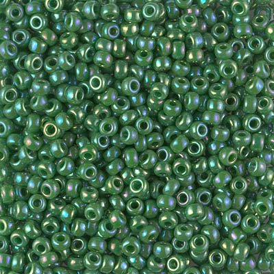 Miyuki 8/0 Seed Beads - 8-480 - OP Green AB