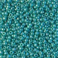 Miyuki 8/0 Seed Beads - 8-481 - OP Turquoise Green AB
