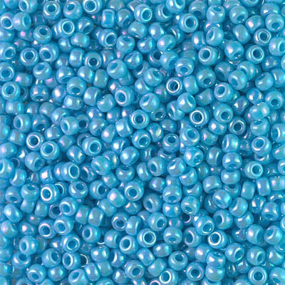 Miyuki 8/0 Seed Beads - 8-482 - OP Turquoise Blue AB