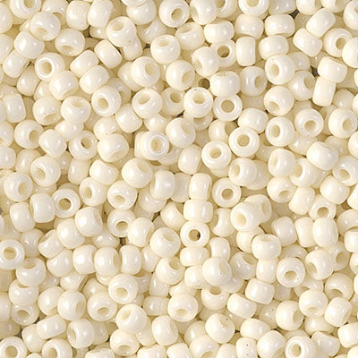 Miyuki 8/0 Seed Beads - 8-491 - Ivory Pearl Ceylon Luster