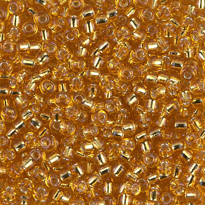 Miyuki 8/0 Seed Beads - 8-004 - Silver Lined Dark Gold