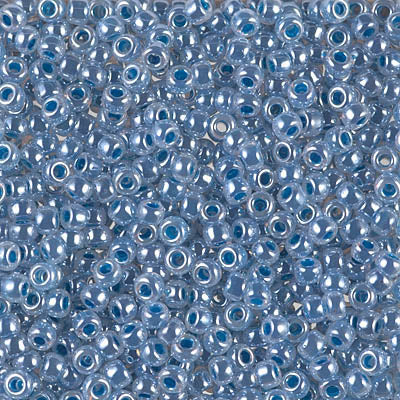 Miyuki 8/0 Seed Beads - 8-545 - Dk Sky Blue Ceylon