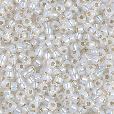 Miyuki 8/0 Seed Beads - 8-551 - Gilt Lined Opal
