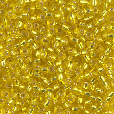 Miyuki 8/0 Seed Beads - 8-006 - Silver Lined Yellow