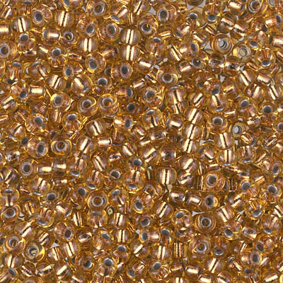 Miyuki 8/0 Seed Beads - 8-971 - Copper Lined Pale Amber