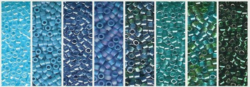 Miyuki 11/0 Delica Bead Set - BDMX006 - Beachcomber