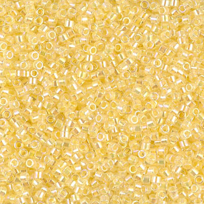 DB0053 - DB053 - Lt Yellow Lined Crystal AB
