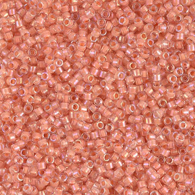 DB0068 - DB068 - Peach Lined Crystal Luster