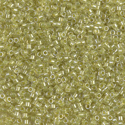 DB0910 - DB910 - Spkl Yellow Green Lined Crystal