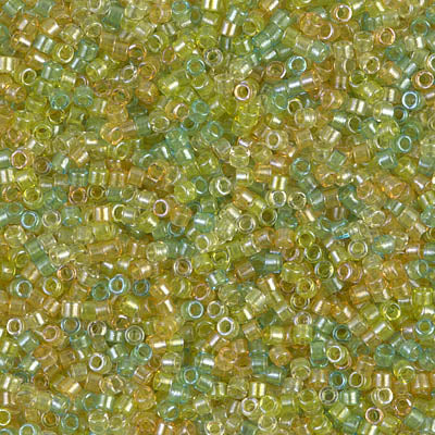 DB0983 - DB983 - Spkl Lined Lemon Lime Mix (yellow green chartreuse)