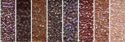 BDMX001 - Aged Champagne - 11/0 Delica Set