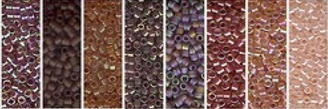 Miyuki 11/0 Delica Bead Set - BDMX001 - Aged Champagne