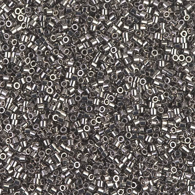Miyuki Delica 8/0 Seed Beads - DBS021 - Nickel Plated