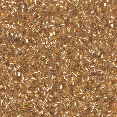 Miyuki Delica 8/0 Seed Beads - DBS033 - 24kt Gold Lined Crystal