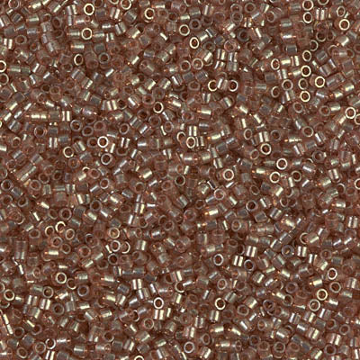 Miyuki Delica 8/0 Seed Beads - DBS102 - Gold Luster Rose
