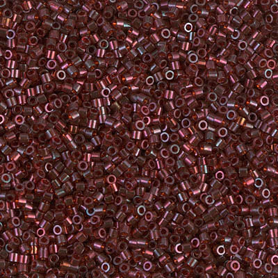 Miyuki Delica 8/0 Seed Beads - DBS105 - Garnet Gold Luster