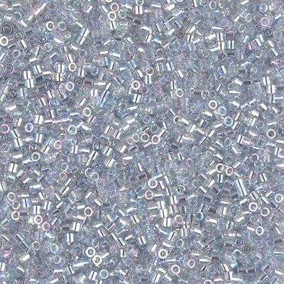 Miyuki Delica 8/0 Seed Beads - DBS110 - TR Lt Marine Blue Gold Luster