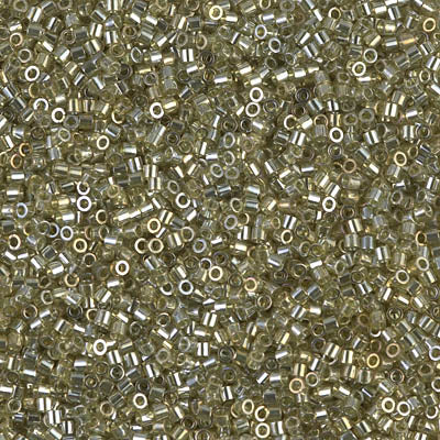 Miyuki Delica 8/0 Seed Beads - DBS124 - TR Golden Olive Luster