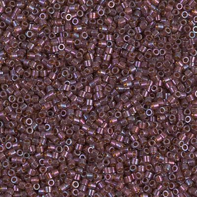 Miyuki Delica 8/0 Seed Beads - DBS129 - Pink Topaz Luster