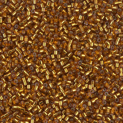 Miyuki Delica 8/0 Seed Beads - DBS144 - Silver Lined Dk Topaz