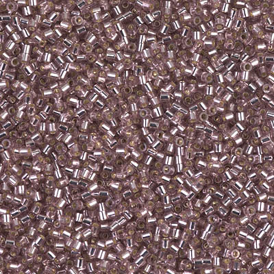 Miyuki Delica 8/0 Seed Beads - DBS146 - Silver Lined Smoky Amethyst