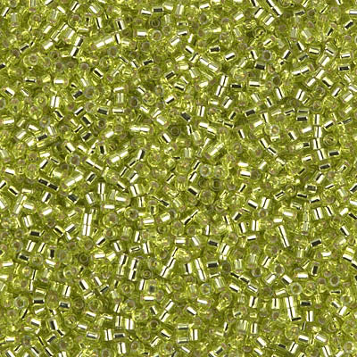 Miyuki Delica 8/0 Seed Beads - DBS147 - Silver Lined Chartreuse